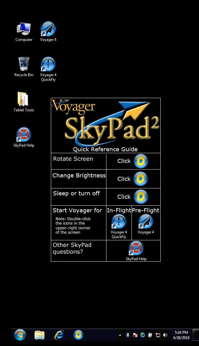 SkyPad Windows Desktop