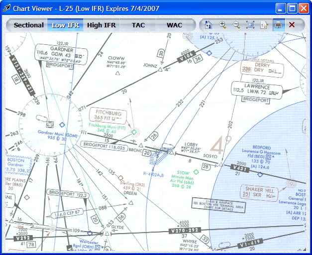 Scanned Enroute Charts