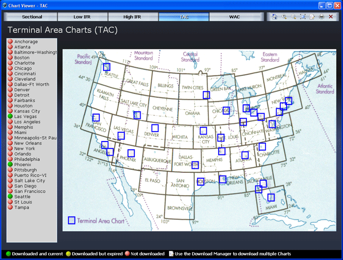 Scanned TAC Charts