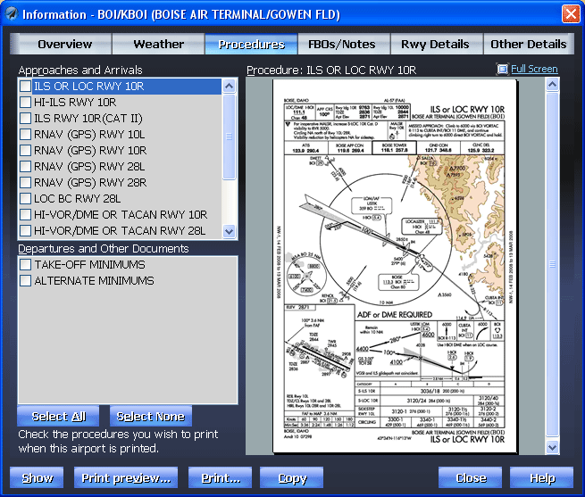 Approach Plates